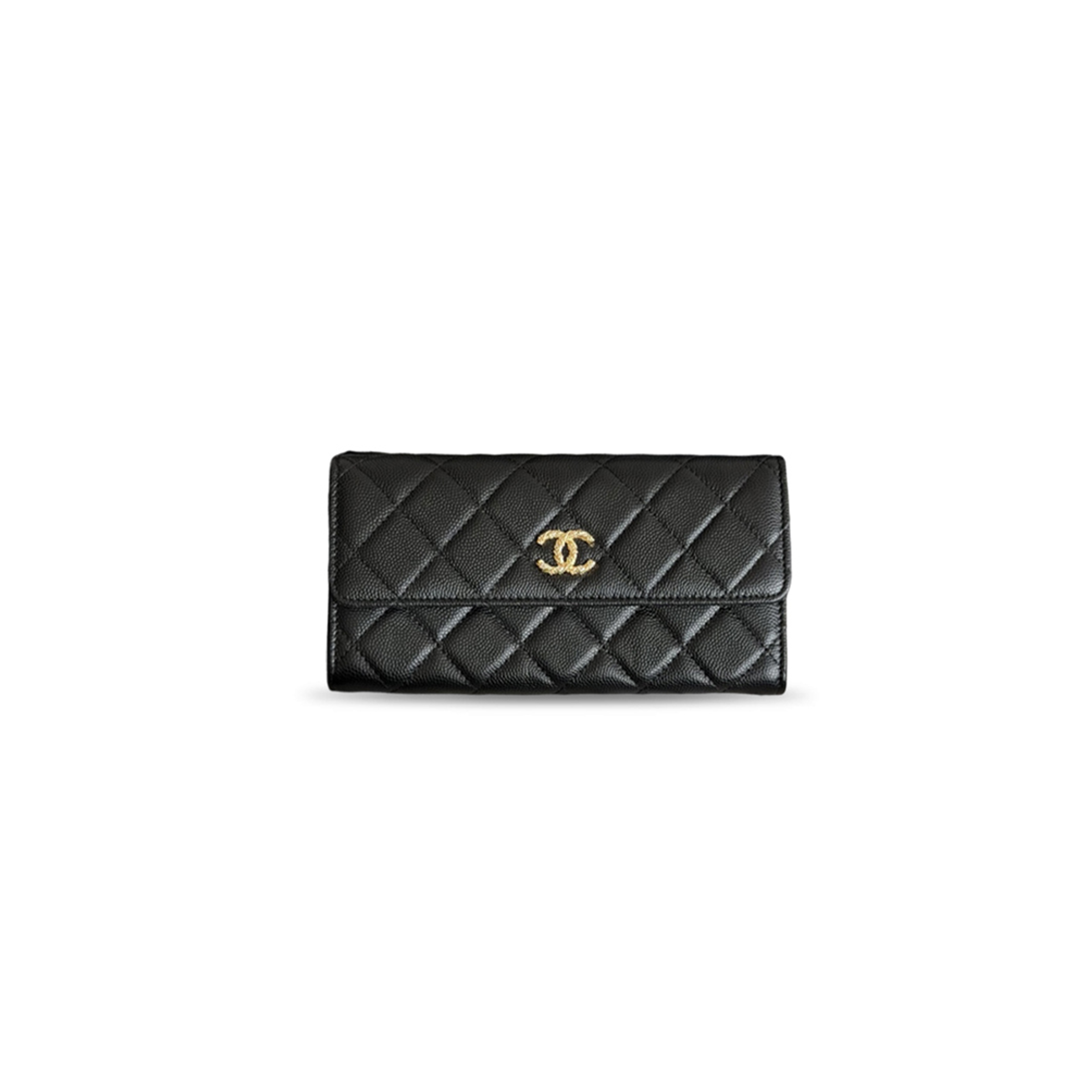 CHANEL CLASSIC WALLET CAVIAR AP5076 (19*10*3cm)
